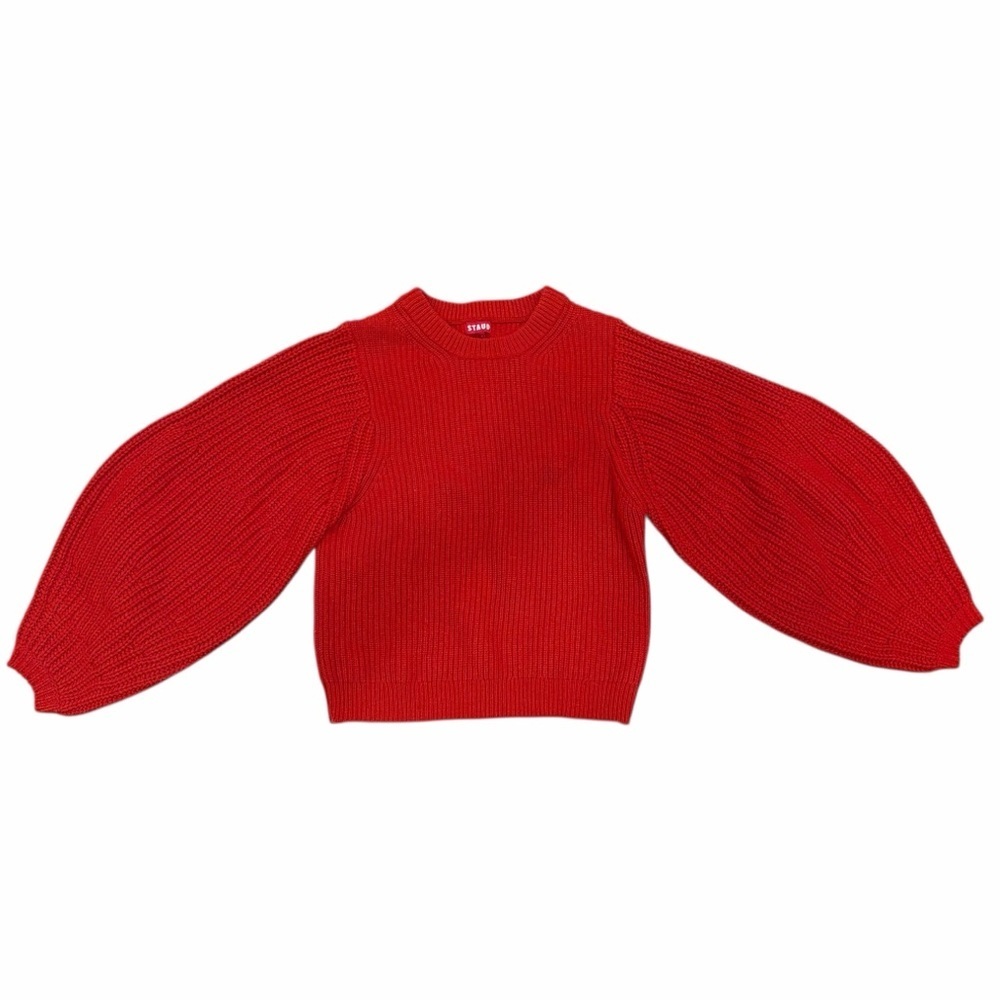 Staud Aura Wool Balloon Sleeve Sweater size Large - Picture 2 of 8
